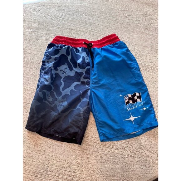 Ripndip NASCAR Nerm racecar blue camo swimsuit xl - Picture 1 of 4